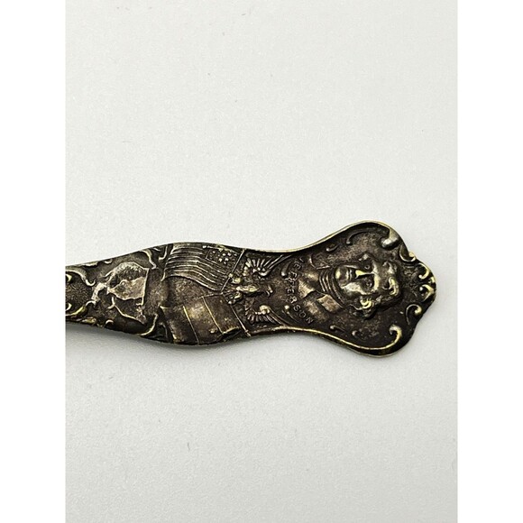 1904 Palace Of Machinery St Louis Exposition Vintage Souvenir Spoon - Picture 13 of 15